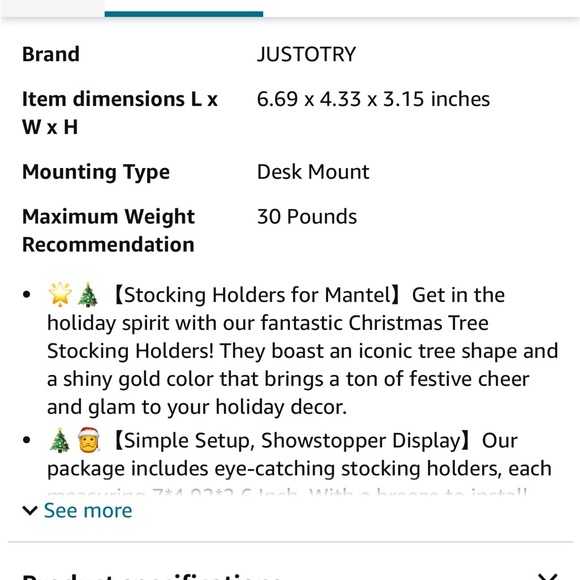 Stocking holders - Picture 5 of 5